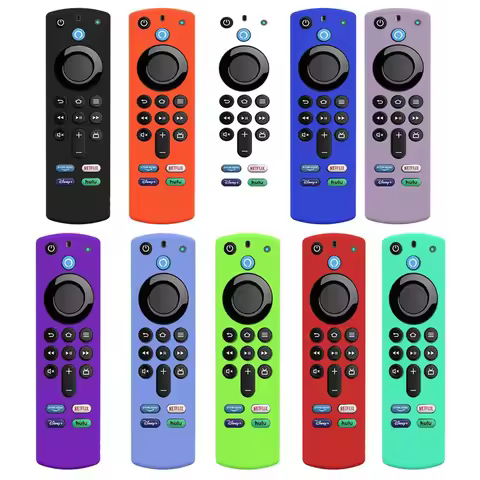 Silicone protective case For Amazon L5B83G Fire TV Stick 4K MAX/4K remote control drop proof dust an