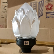 Lampu Taman Pilar TF 90 K DLX Lighting kaca model buah naga vihara
