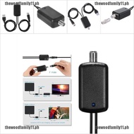【tf~COD】Digital HDTV Signal Amplifier Booster For Cable TV Fox Antenna HD Channel 25db