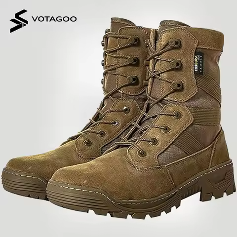Tactical Military Men's Desert Combat Army Combat Boots Shoes Uniform Working Climbing