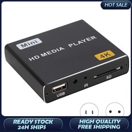 ReadyStock-Mini 4K HDD Media Player 1080P Horizontal and Vertical Digital Video Player with USB Driv