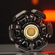 Temperamental 08 เหล็กโบราณสแตนเลสนิ้วเปิดด้านบนความเครียดบรรเทาของเล่น Fidget Spinner