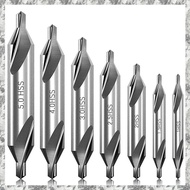 [D E O K] 7 Pcs Center Drill Bits Set 60-Degree Angle Center Drill Bits Kit Countersink Tools for La