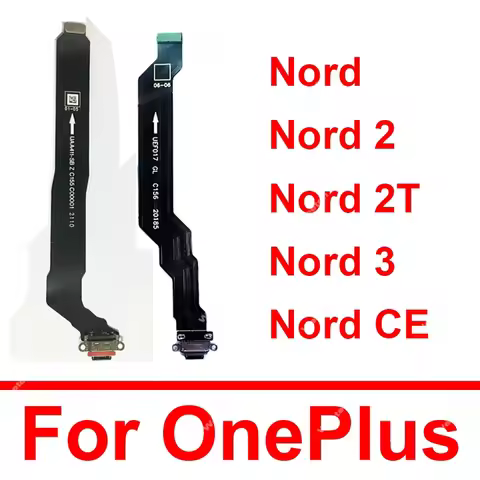 USB Charging Dock Flex Cable For Oneplus Nord Nord 2 2T 3 Nord CE 5G USB Charger Port Connector Jack