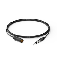 Car Radio Antenna Extension Cable 3m / 10 Feet Vehicle AM FM Radio Antenna Extension Cord DIN Plug R