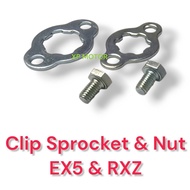 Clip spoket skru spocket depan  RXZ / EX5