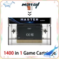 MURRAY Game Cartridge, DIY 600 in 1 Game Cassette, Universal USA / EUR version for SEGA Master Syste