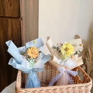 太陽花 精緻小花束 乾燥花束 畢業小心意