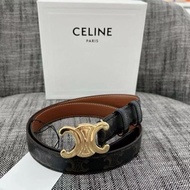 促銷品 CELINE 女款老花皮帶 2.5cm #85