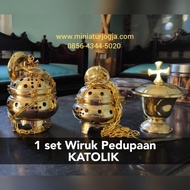 Wiruk / Turibulum / Pedupaan Tempat Dupa Gereja Katolik