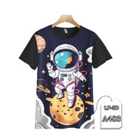 Astronaut T-shirts for Kids and Adults Astronaut Cartoon TV Animation Kids Fashion