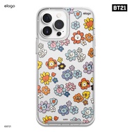 (ลิขสิทธิ์แท้) เคส elago Hybrid Case BT21 FLOWER Series สำหรับ iPhone 13 / 13 Pro / 13 Pro Max