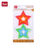 【Shipment within 24 hours‌】Hollow Five Pointed Star Magnets Set 4 Pieces 2 Sizes 104x6mm 68x6mm Colo