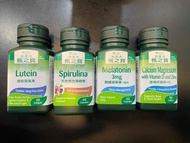 公司每季贈品 <<美國製造>> 加拿大 楓之寶 Lutein, Spirulina, Melatonin, Calcium Magnesium 護眼葉黃素 天然螺旋藻精華 酣睡褪黑素骨 護骨鈣鎂鋅 +