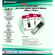 TRANSCEND M.2 SSD 800S SATA III 6Gb/s 256GB / 512GB