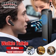 Daytech Mini Walkie Talkie Wireless Ear-Hanging Style Two Way Radio lightweight for Salon/Shop/Hotel