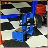 1/64 Scale Miniature Tire Changer Sturdy Tiny Diorama Props Painted Mini Simulation Miniature Repair