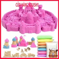 Biological modeling sand set, Kinetic sand, Flexible shaping sand for babies: Type 500G/BAG (1013CA5