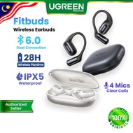 UGREEN FitBuds Sports Wireless Earbuds BT 6.0 4 Mics 28H IPX5 Waterproof Spatial Audio Open-Ear Earp