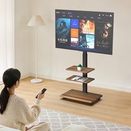 TV Stand 35-75 Inch Wooden TV Stand Floor LCD TV Stand Movable Floor Stand Nordic