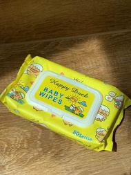 ใหม่ ทิชชู่เปียก Baby wipes Duck 1ห่อ ลายเป็ดแบบใหม่แบบสับ