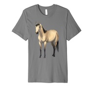 Beautiful Buttermilk Buckskin Quarter Horse Lover Gift Premium T-Shirt