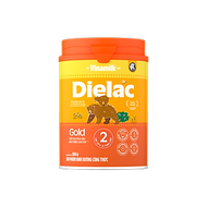 Sữa Bột Vinamilk Dielac Alpha Gold IQ Step 2 - Hộp Thiếc 800g