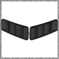 (GJFZ) 2X Side Hood Air Vent Grille Cover for - W166 ML Class 2012-2015 1668800105 1668800205