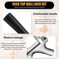 【WVH】-Beer Faucet Ball Lock Kit Homebrew Draft Beer Tap Cornelius & Corny Liquid Ball Lock Picnic Be