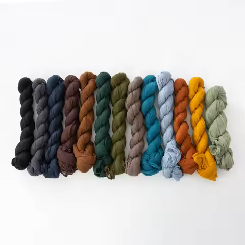 Wrinkle Cotton Viscose Scarf Crinkle Plain Solid Hijab Shawl Daily Wear Muslim Headscarf Bangladeshi