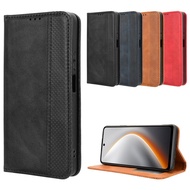 Magnetic Flip Leather Case For Tecno Pova 7 4G/LJ6 Casing Phone Cover With Wallet Card Holder Slot S