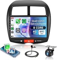 8Core 4G+64G Qual-comm Snapdragon Chip Radio Stereo for Mitsubishi Outlander Sport Radio 2011-2017, 