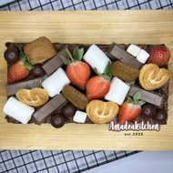 Sweet Berry Tart Fudgy Brownies | Brownies Tart | Kue Ulang Tahun (=)