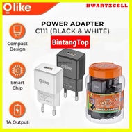 [HWARTZ] 1 JAR CONTAINS 15 -OLIVE C111 OLIKE C111 5V charger shell/ 1A fast charging Original OFFICI