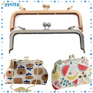 SYNITE Purse Frame Kiss Clasp, Bag Hardware Metal Purse Clasp Frame, Mini Vintage Bag Kiss Clasp Loc