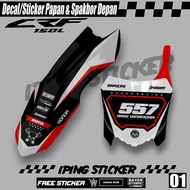 Decal/ Sticker Board & Front Fender CRF 150L Sticker Motor Stiker Motor