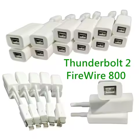 Thunderbolt 2 To FireWire 800 9pin Adapter Thunderbolt2 To Fire 1394B Suitable for Mac Computers Equ