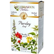 (Celebration Herbals) Celebration Herbals Organic Parsley Leaf Tea Caffeine Free 24 Herbal Bags
