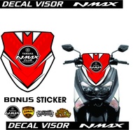 DECAL STICKER NMAX VISOR STILE CUSTOM ALL DECAL NMAX PISOR CUSTOM STRIPING VISOR LIS