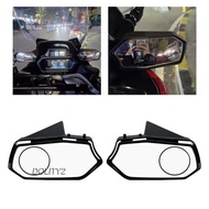 [Dolity2] 2Pcs Side Mirror Motorcycle Mirror Adjustable Angle for Xmax300 23-24