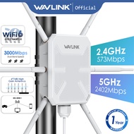 WAVLINK WiFi6 Outdoor AP Dual Band AX3000M Long Range Outdoor Mesh Extender Suitable PISO WIFI High 