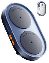 Dual Turntable Mouse Jiggler Silent Mechanical Movement with Random Function, Undetectable Mouse Mov