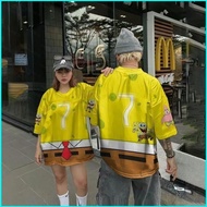 BH2 SpongeBob SquarePants Patrick Star jersey T-shirt anime cartoon short sleeve top HB2