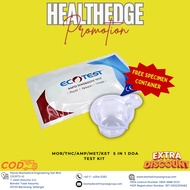 -DRUG TEST- 5 IN 1 MOR/THC/MET/AMP/KET TEST KIT (INDIVIDUAL PACK) EXPIRY DATE: JAN 2027
