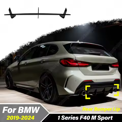 For BMW 1 Series F40 M Sport 2019 2020 2021 2022 2023 2024 Automobile Rear Bumper Splitter Blade Sty