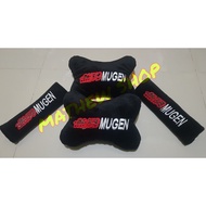 Tunas Dwipa Mugen Sandar Pillow Spare Parts / Honda Mugen Neck Pillows / Car Pillows 2in1