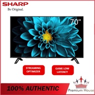 Sharp 4K UHD Android LED Television Television Compatible PS5 (70 Inch”) 4TC70DK1X