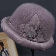 hat woman winter accessories Old woman plus velvet padded grandma autumn and winter hat