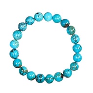 【正佳珠寶】松石 高品湖北綠松石 9-9.6mm 湖北松石手珠