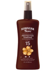 HAWAIIAN Tropic Tanning Oil Pump Spray SPF 15, 8 Fluid Ounce (Pack of 2)